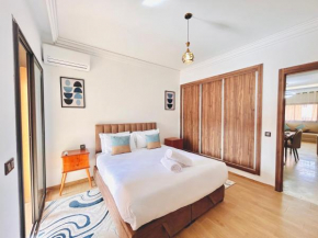 New Apartment in Guéliz, Pool, Balcony & Parking